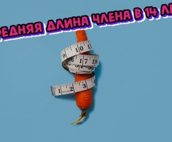 Какой нормальный размер мужского достоинства в 14 лет