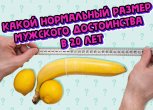 Какой нормальный размер мужского достоинства в 20 лет